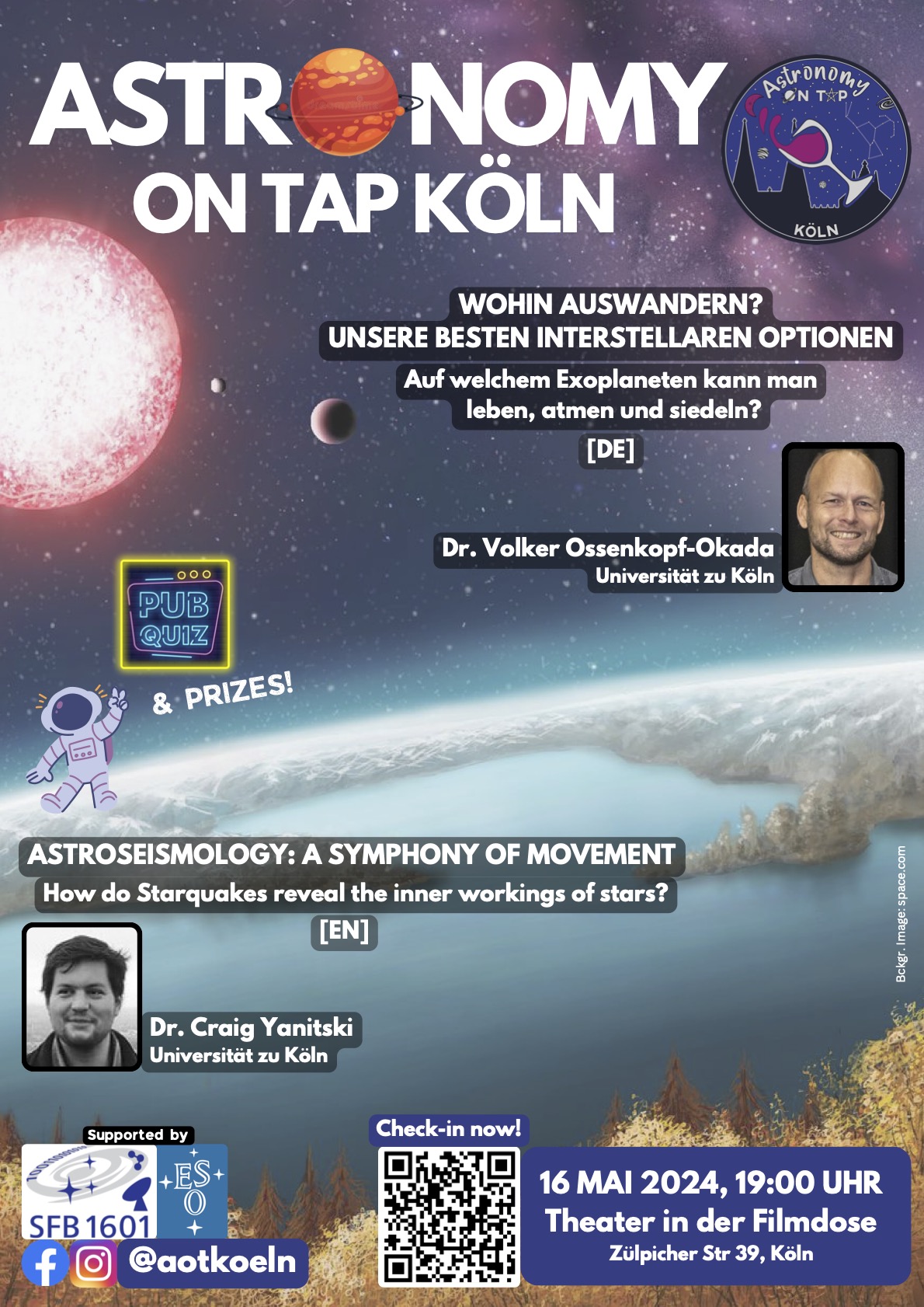 Next Astronomy on Tap event in Cologne