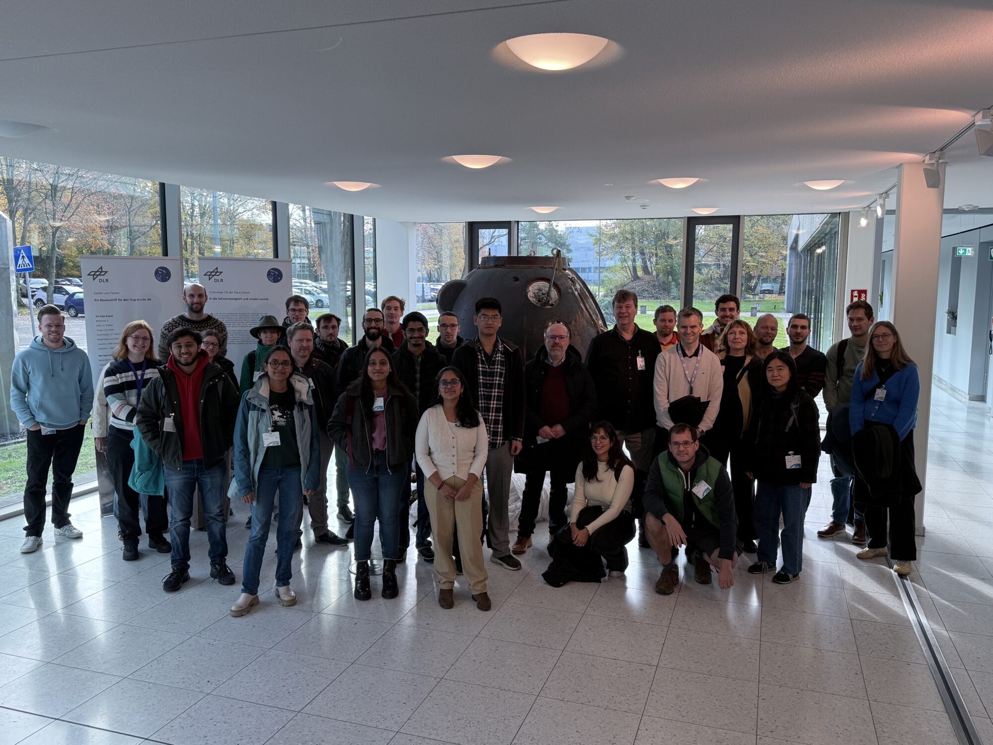 DLR visit group photo